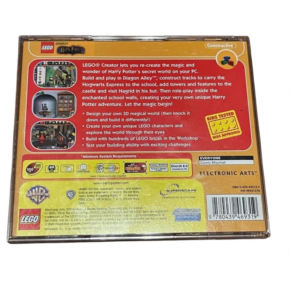 Lego Loco and Lego Creator Harry‎ Potter PC CD-ROM Game Bundle Scholastic EA